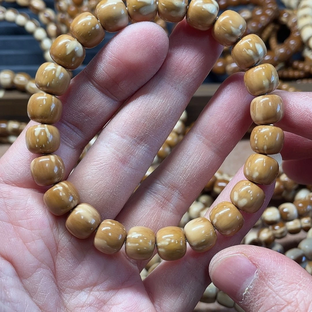 紫金鼠吊坠实心紫金鼠手串10+火焰纹