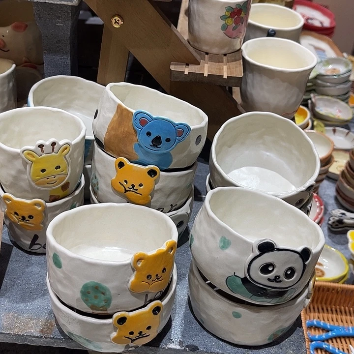 摆件景德镇高温陶瓷贴片碗