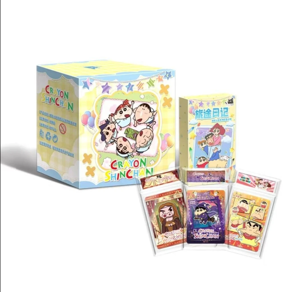 宠粉浮浮！【喵谷】蜡笔小新系列×路途日记收藏卡砖 国卡二创盲盒