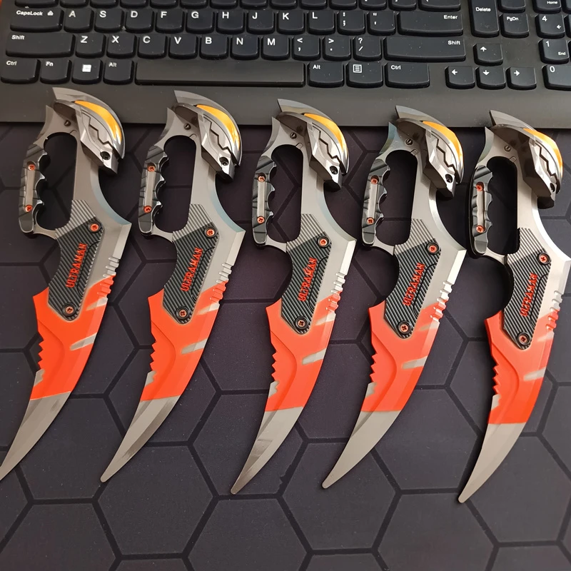 暗区周边武器模型 立体版贝利亚黄昏22CM爪刀金属模型合金玩具