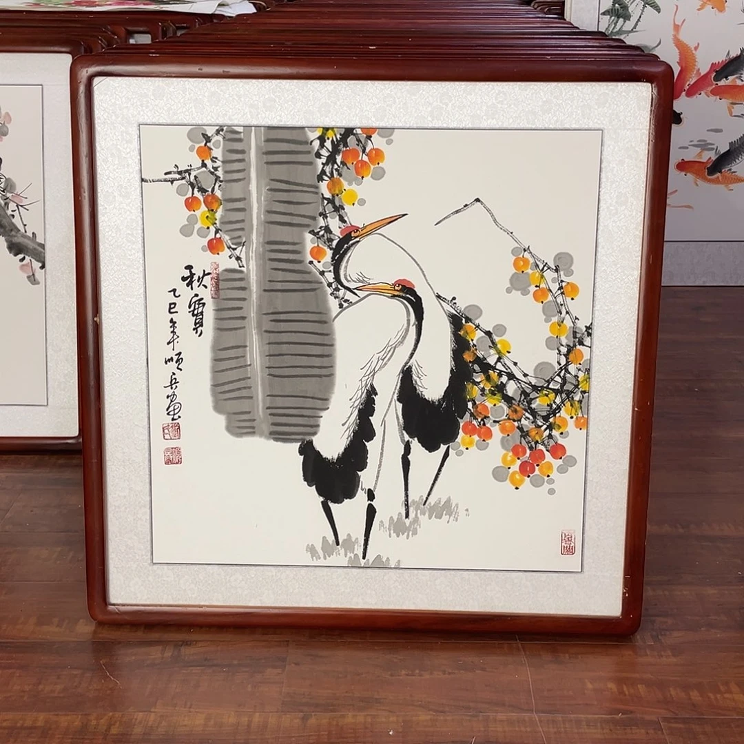国画带框尺寸63*63厘米