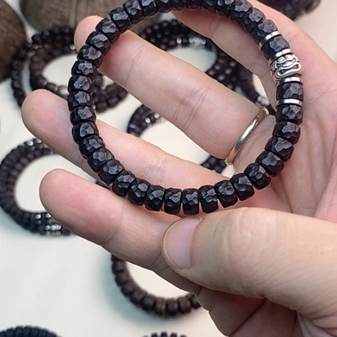 椰蒂手串85无相黑金吞金兽