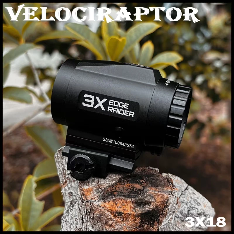 HD3*18增倍镜3倍镜红点镜无视差抗震防水准心可调节瞄准器