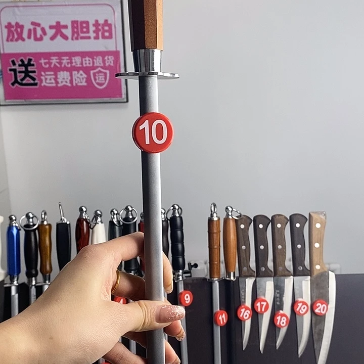用***意老山黄檀木磨刀棒超细纹