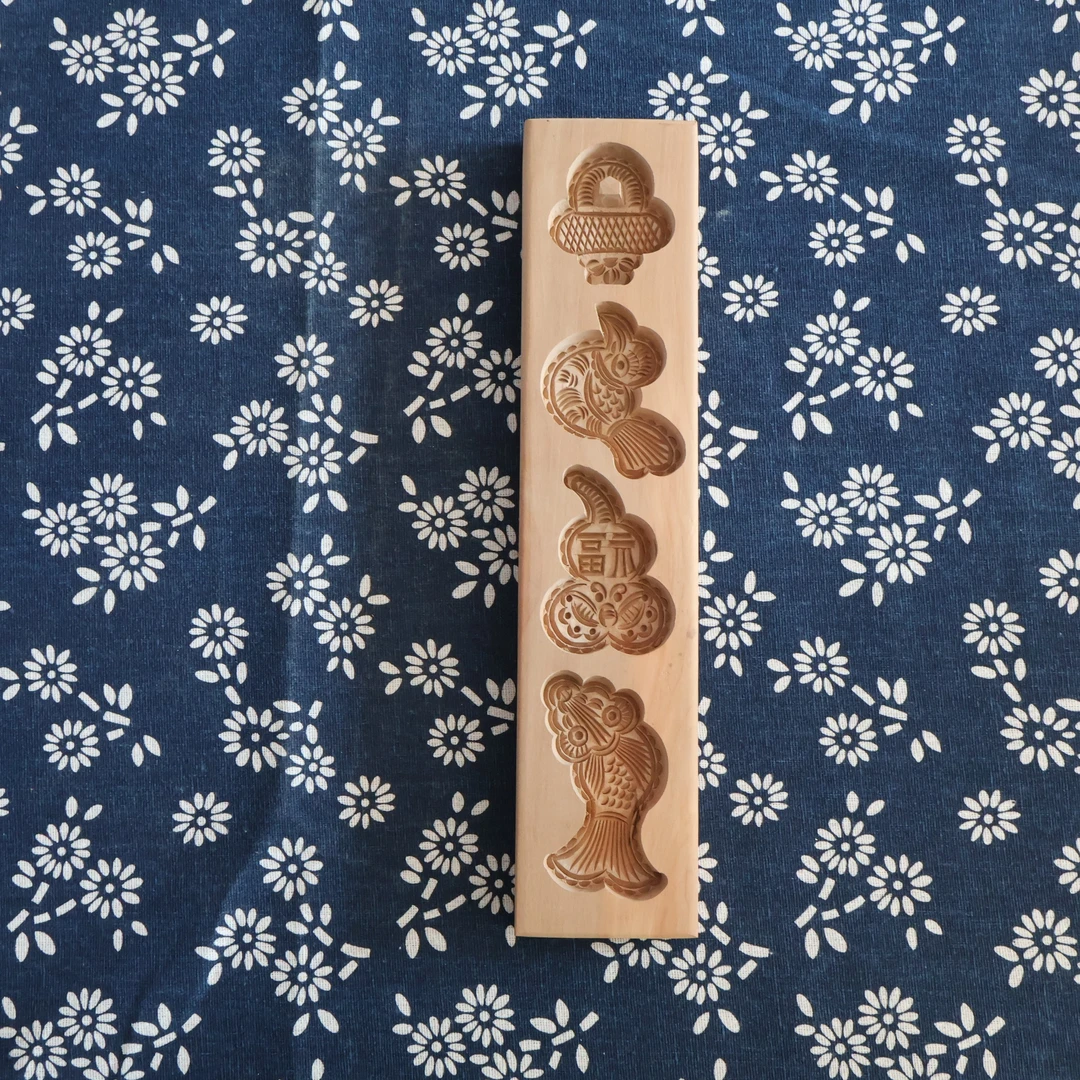 非遗杨龙手作四孔特精刻巧果面食模具