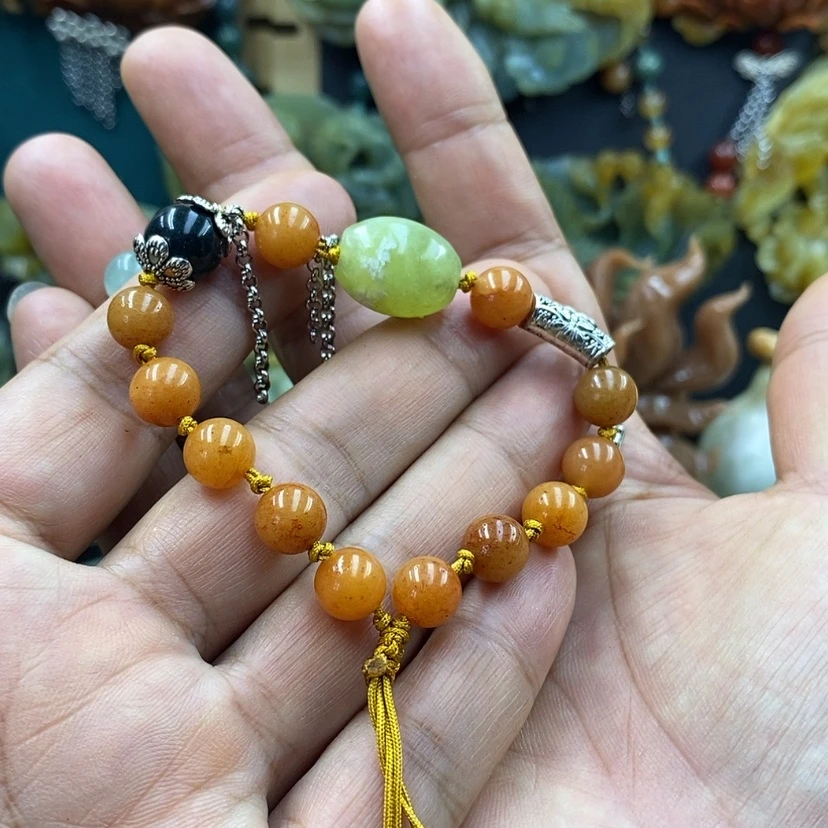 【闪购商品】未镶嵌岫玉手串