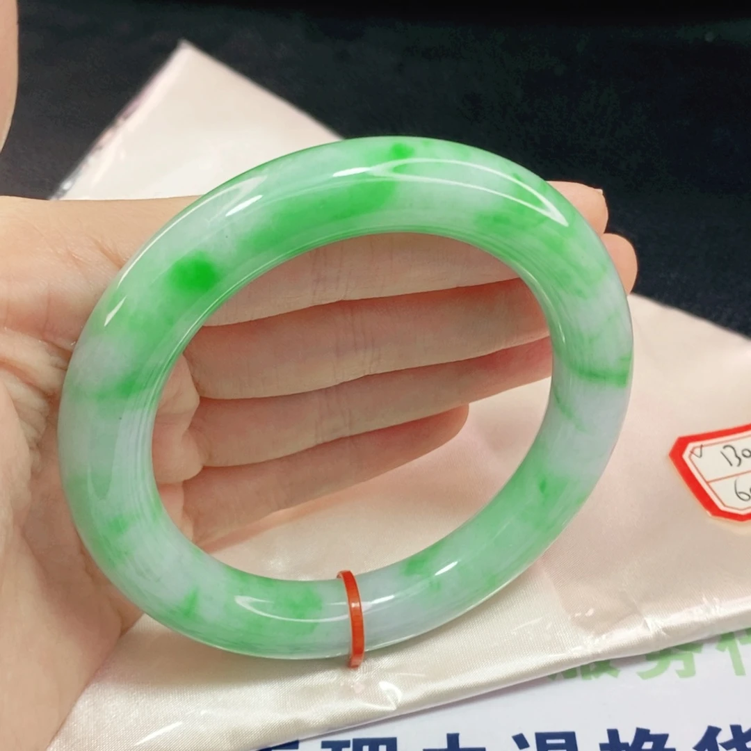 未镶嵌手镯翡翠60.2圆镯