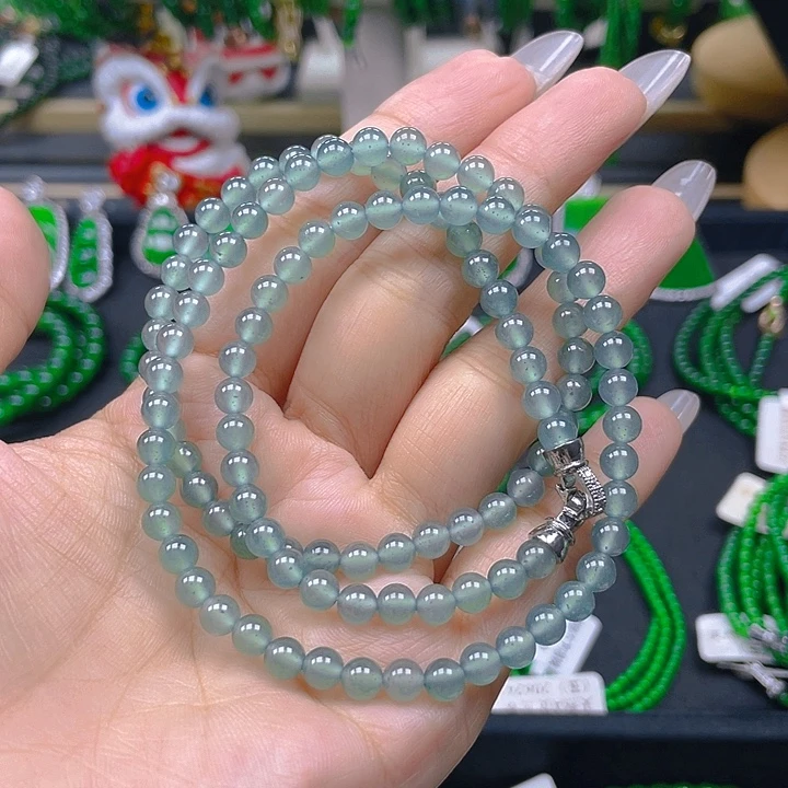 颈饰未镶嵌翡翠项链5