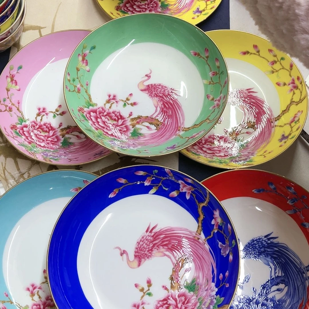 【闪购商品】骨瓷8英寸6混深。。。。。。。