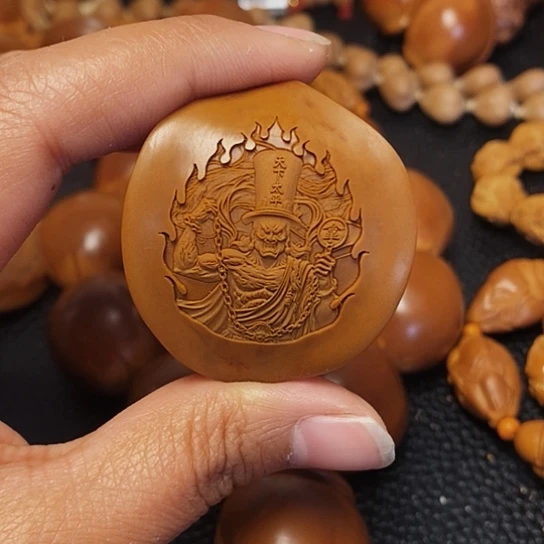 蓝***调吊坠橄榄核橄榄核