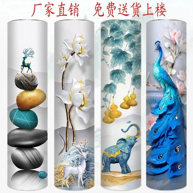 新疆乌市发货360创意圆形旋转鞋柜简约现代多层圆柱型鞋架省空间