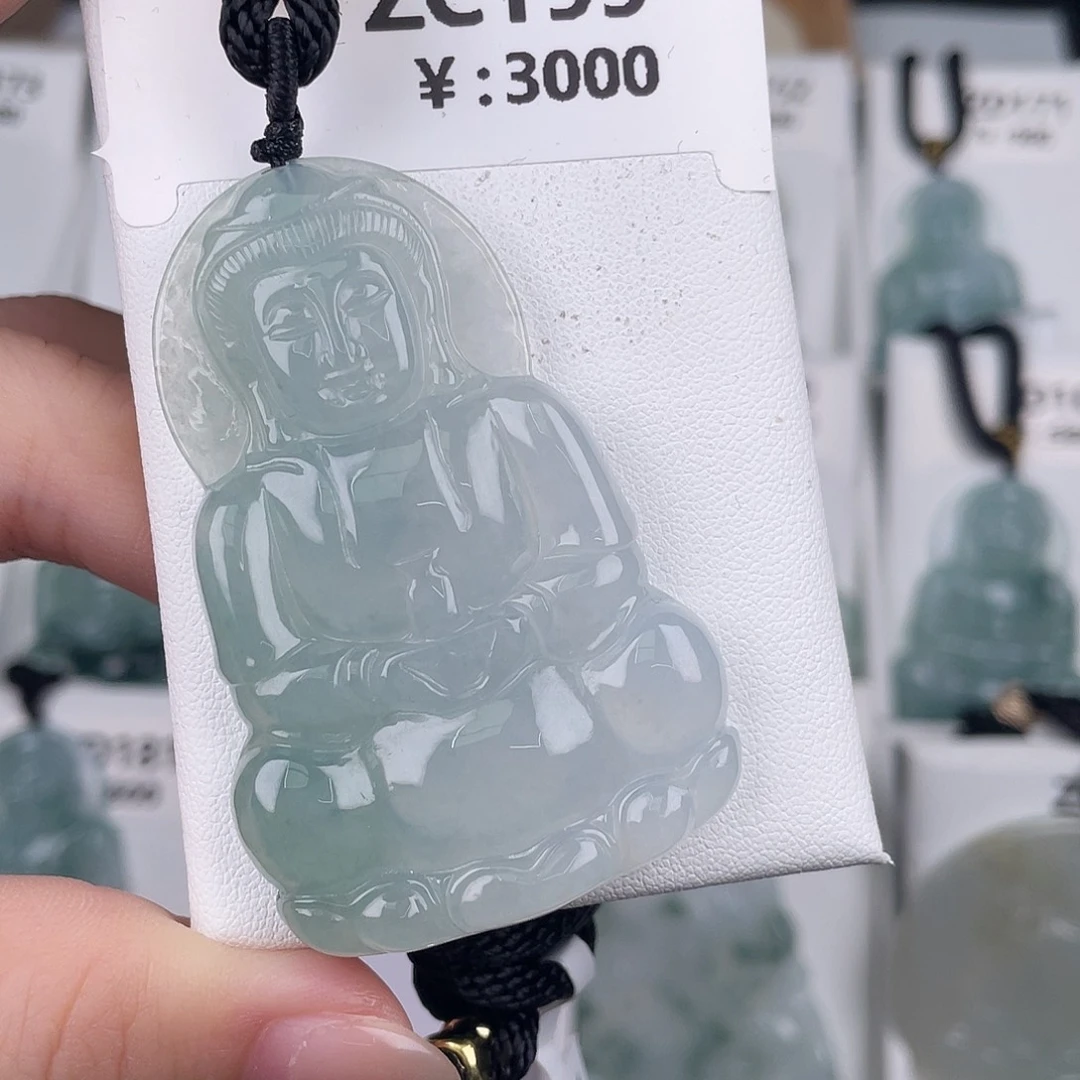 翡翠未镶嵌颈饰zc199