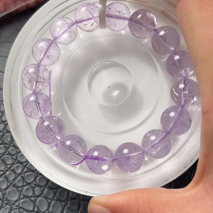 未镶嵌手链水晶薰衣草紫水