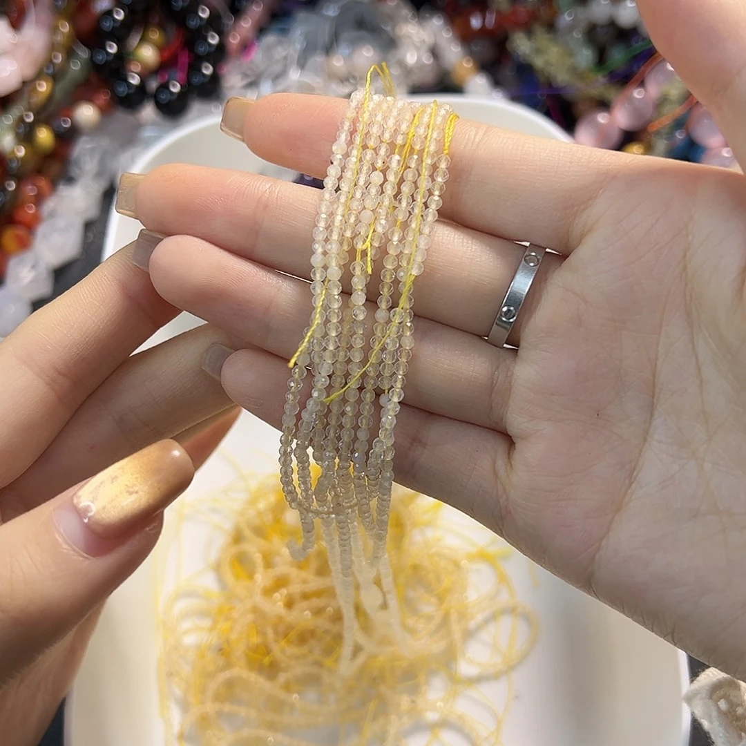 玛瑙/玉髓未镶嵌珠宝半成品黄水卡2两条
