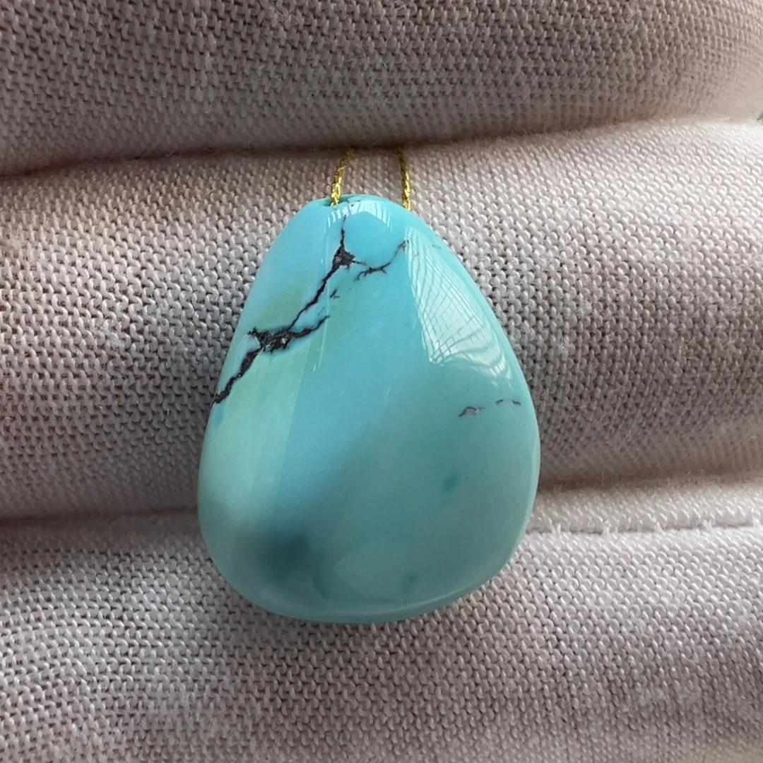 绿松石未镶嵌配饰15.7*19.4