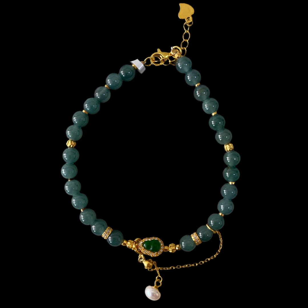 N1729翡翠手链多样性发一