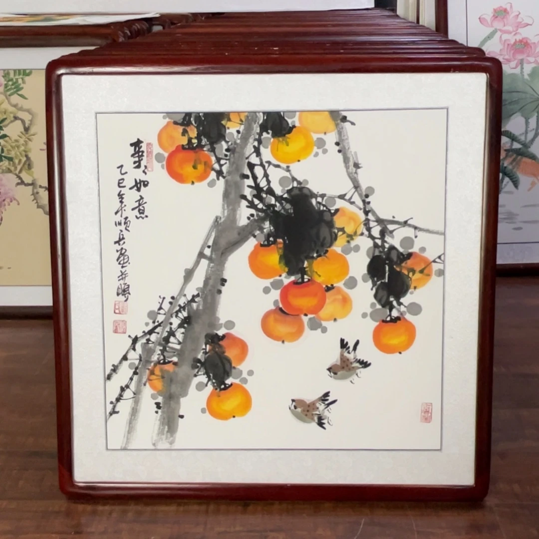 国画带框尺寸63*63厘米