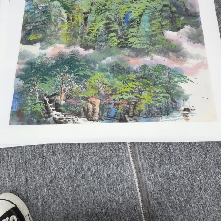 陈***）国画绘画作品多次参加