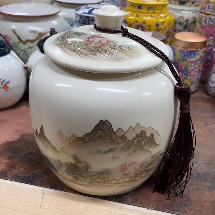 陶瓷罐茶叶罐密封罐