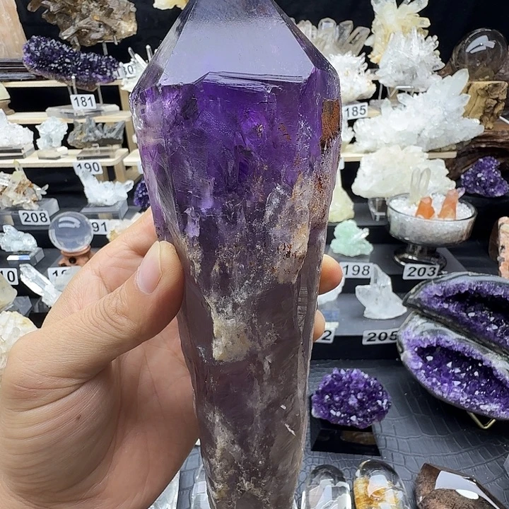 范***～石材天然水晶摆件