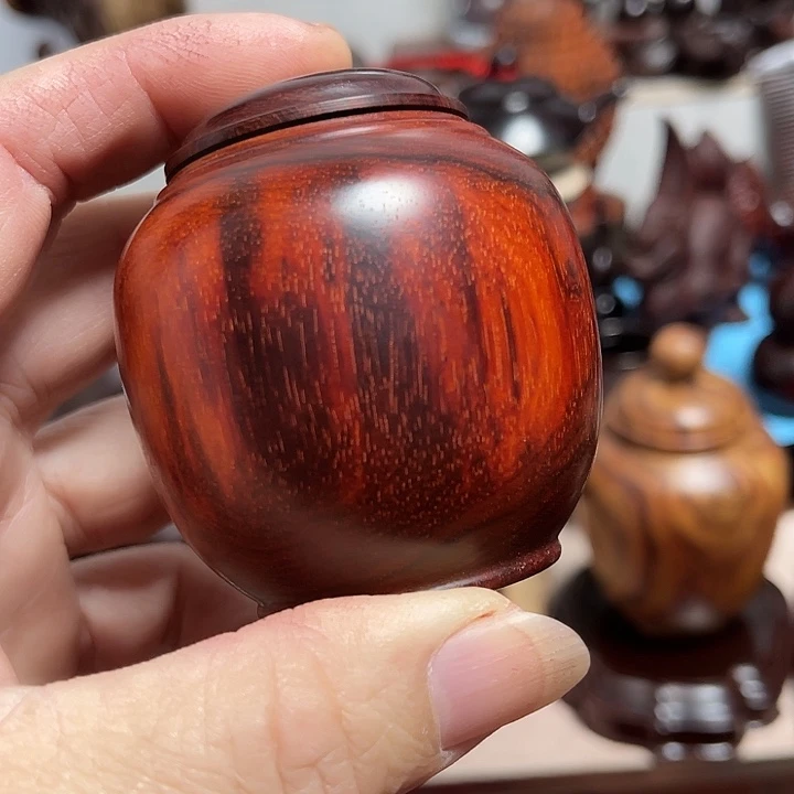 梦***春檀香紫檀（小叶紫檀）小叶紫檀品香罐