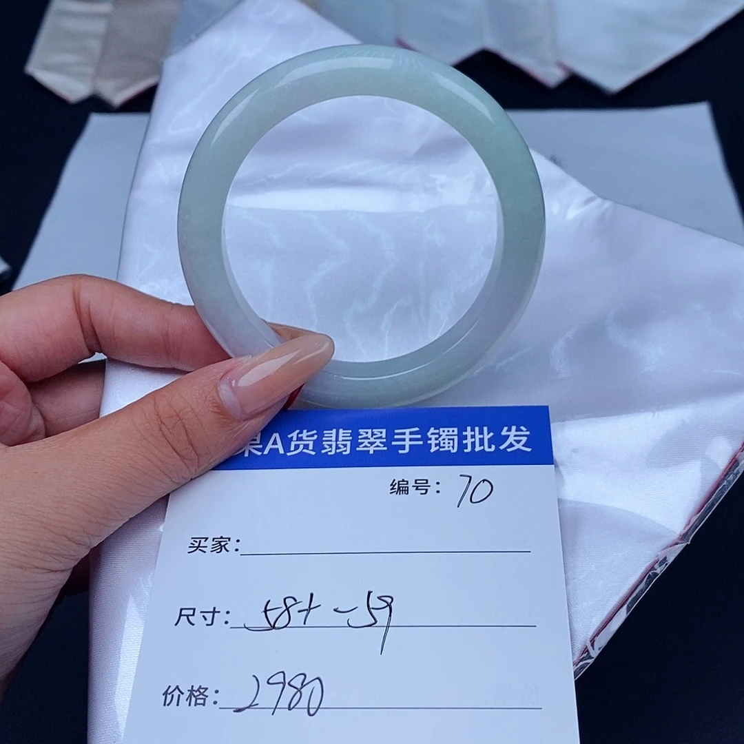 翡翠未镶嵌手镯百元手镯默认瑕疵