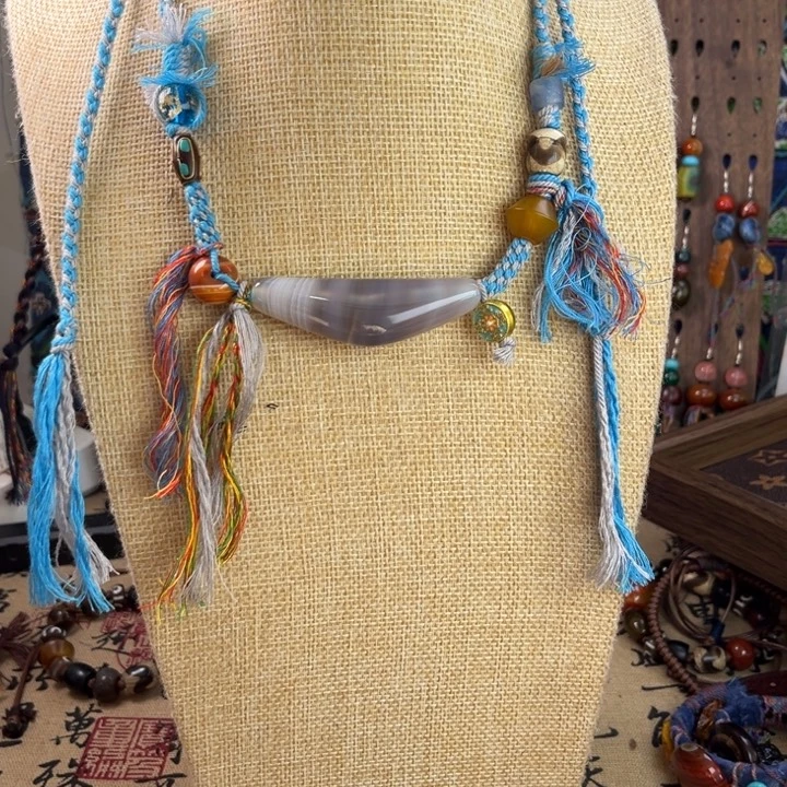 玛瑙/玉髓未镶嵌颈饰