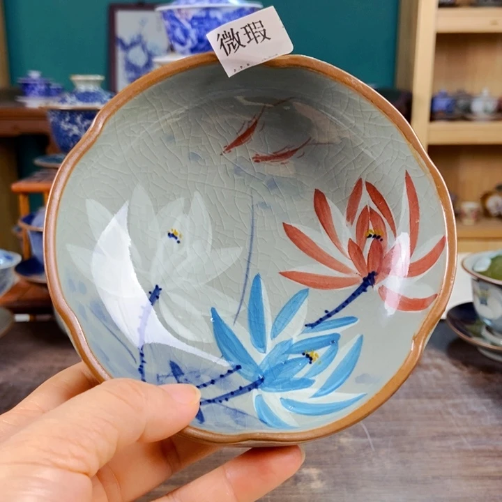 瓷片手工制作工艺精湛等特点