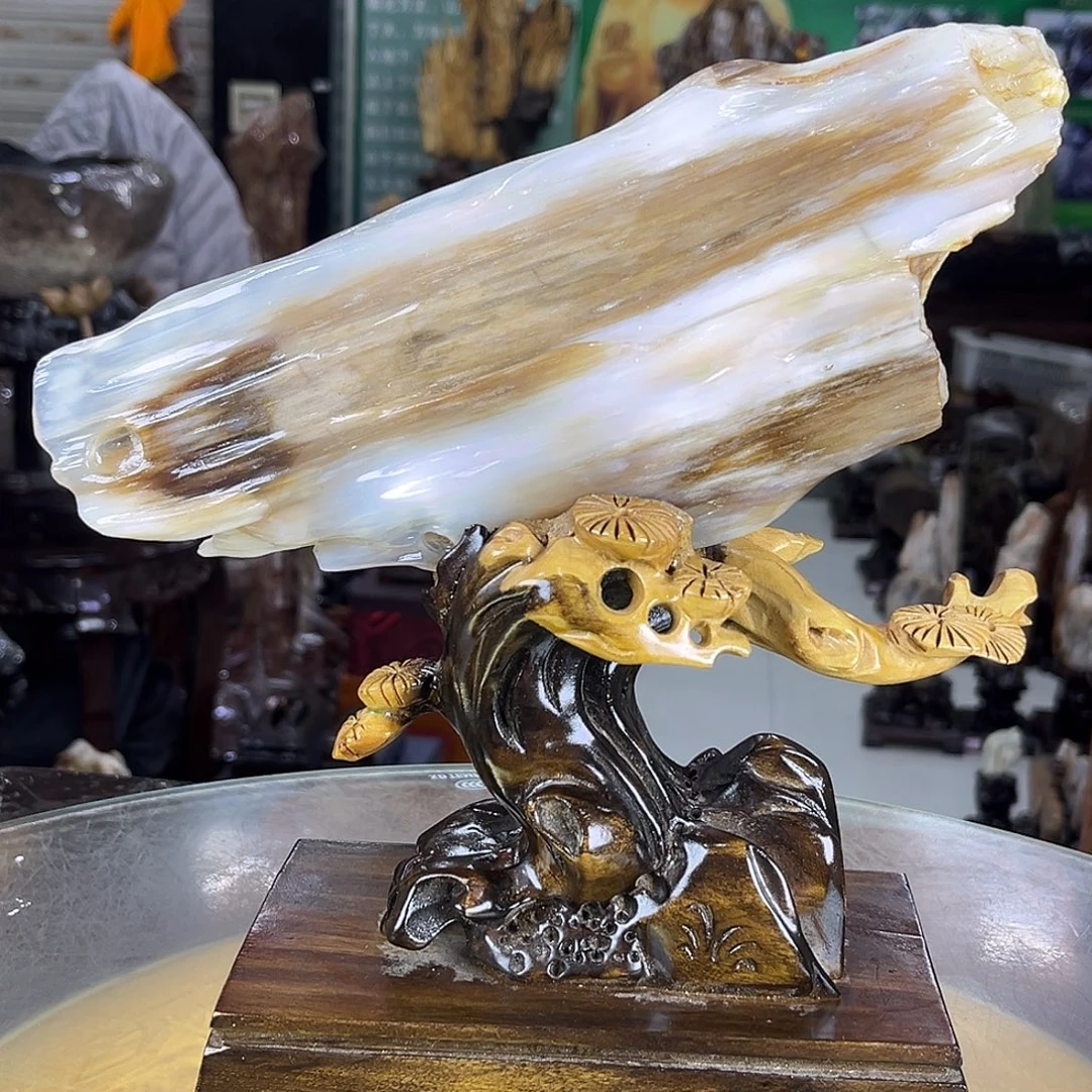 硅化玉未镶嵌珠宝奇石