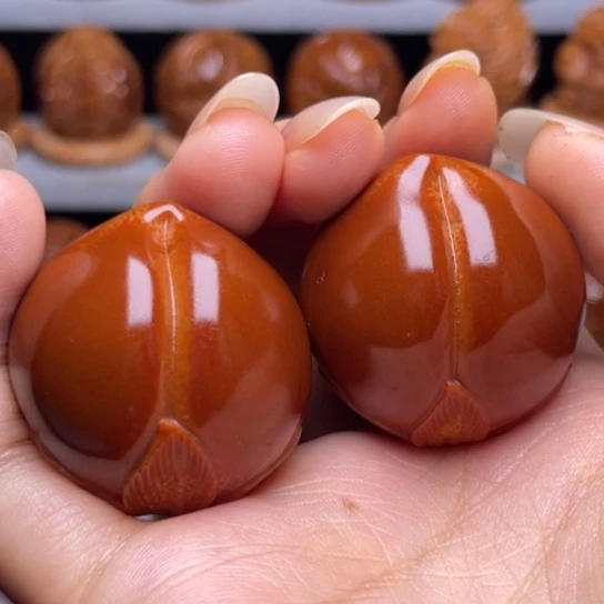 吊坠橄榄核寿桃手球3.5