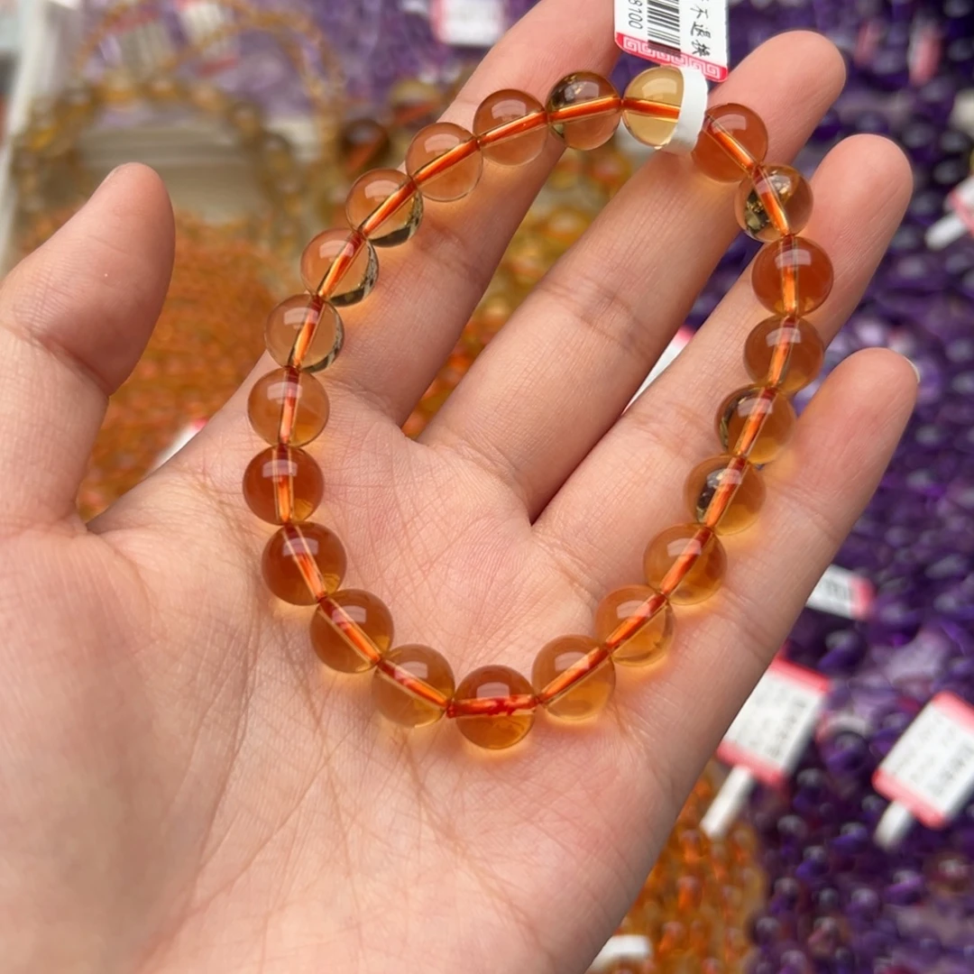 水晶手链未镶嵌黄水晶