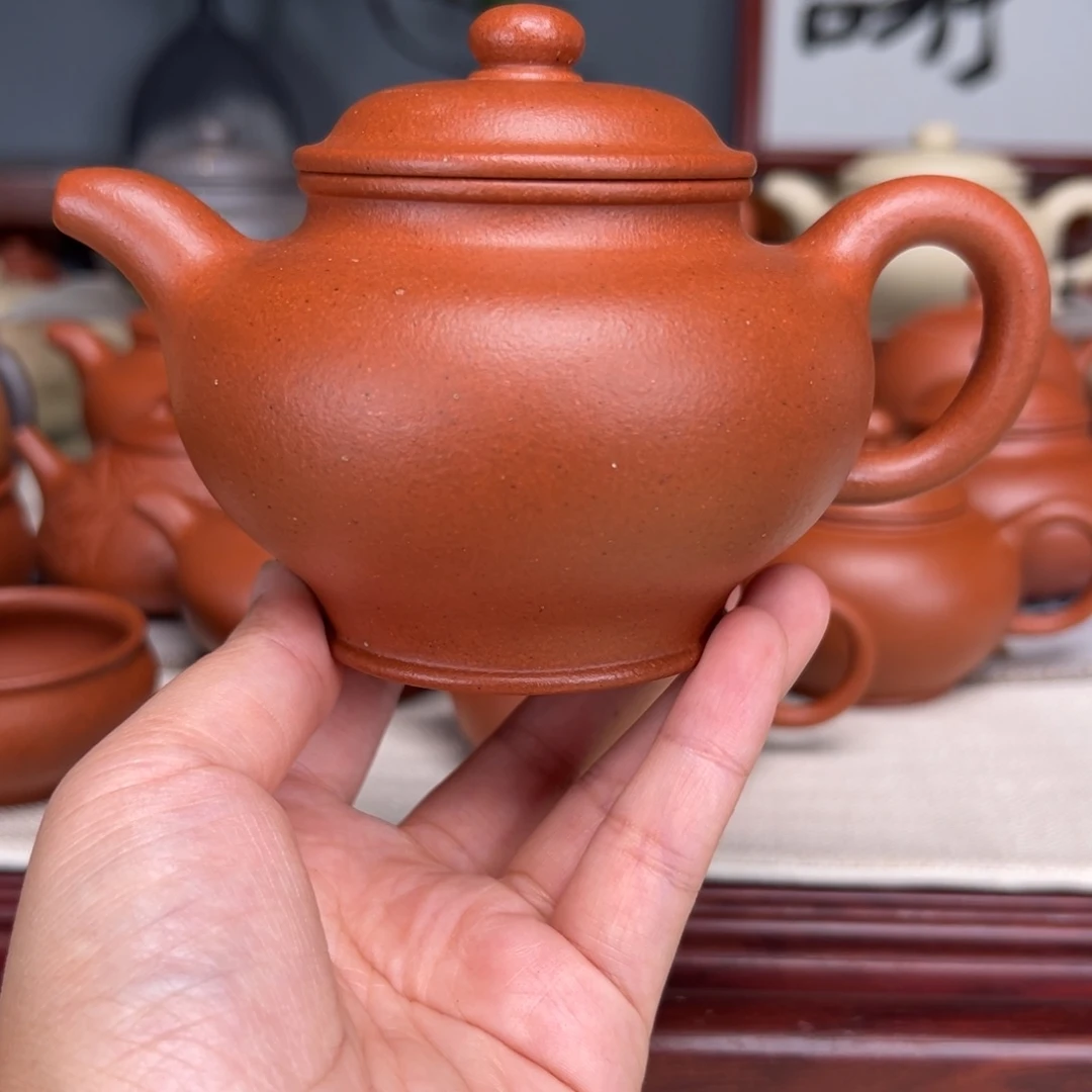 茶壶紫砂宝山红泥300