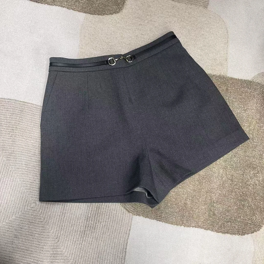 【晨浠定制】新款时尚气质显瘦百搭短裤1790