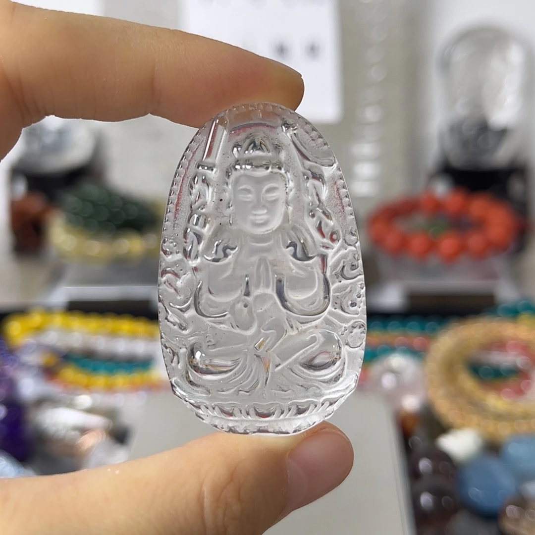 水晶颈饰未镶嵌矿坑鼠千手观音