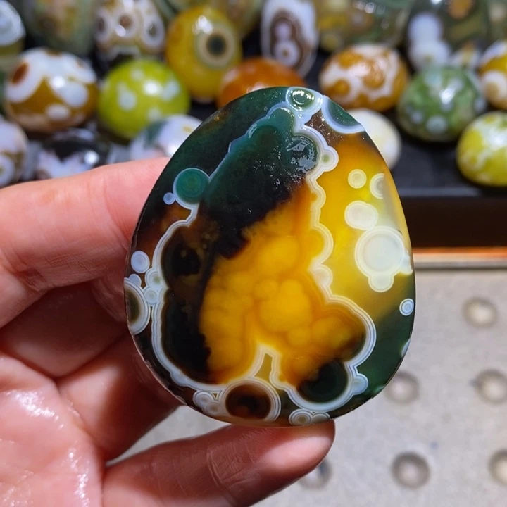 未镶嵌玛瑙/玉髓珠宝半成品20