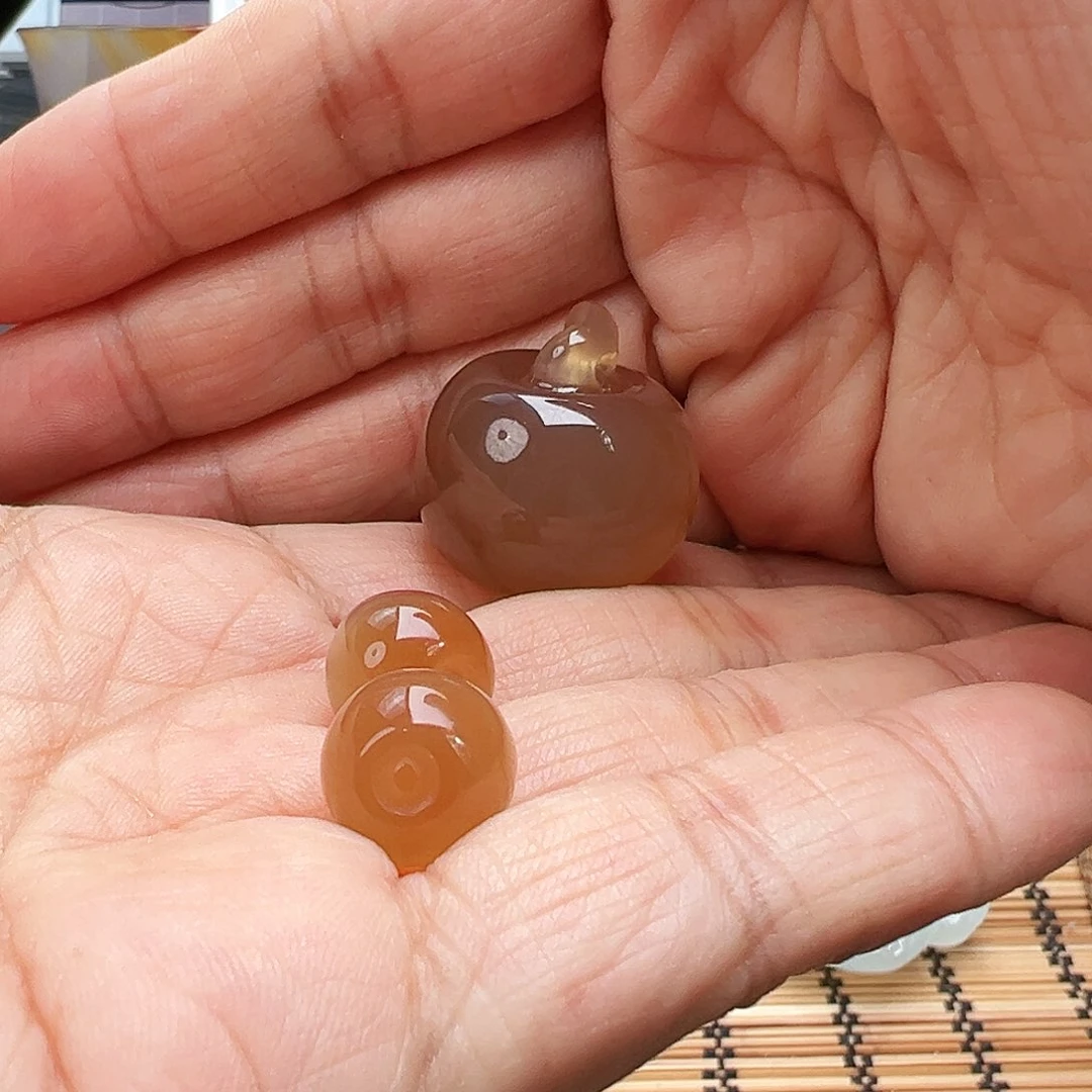 未镶嵌玛瑙/玉髓珠宝半成品