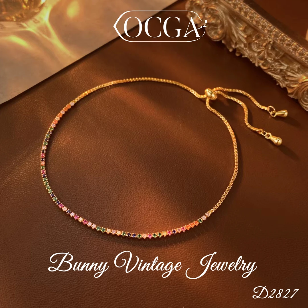 镀K金 D2827 意★【卡洛彩虹】OCGA欧斯伽斯 手链