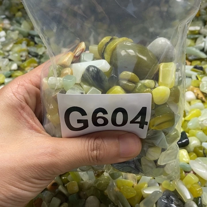 蛇纹石玉未镶嵌鱼缸石