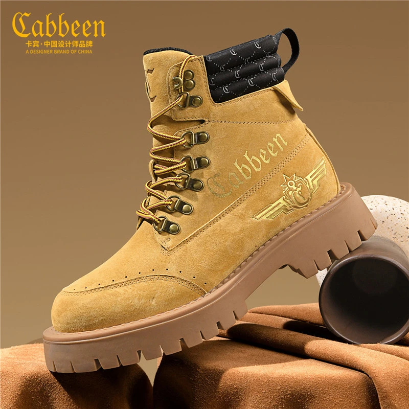 【CABBEEN卡宾 X 中国航母FLEET18】联名大黄靴冬季高帮户外马丁靴