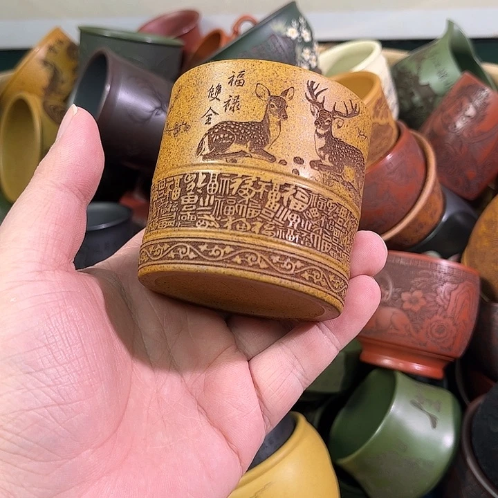 茶杯紫砂全手工紫砂主人杯