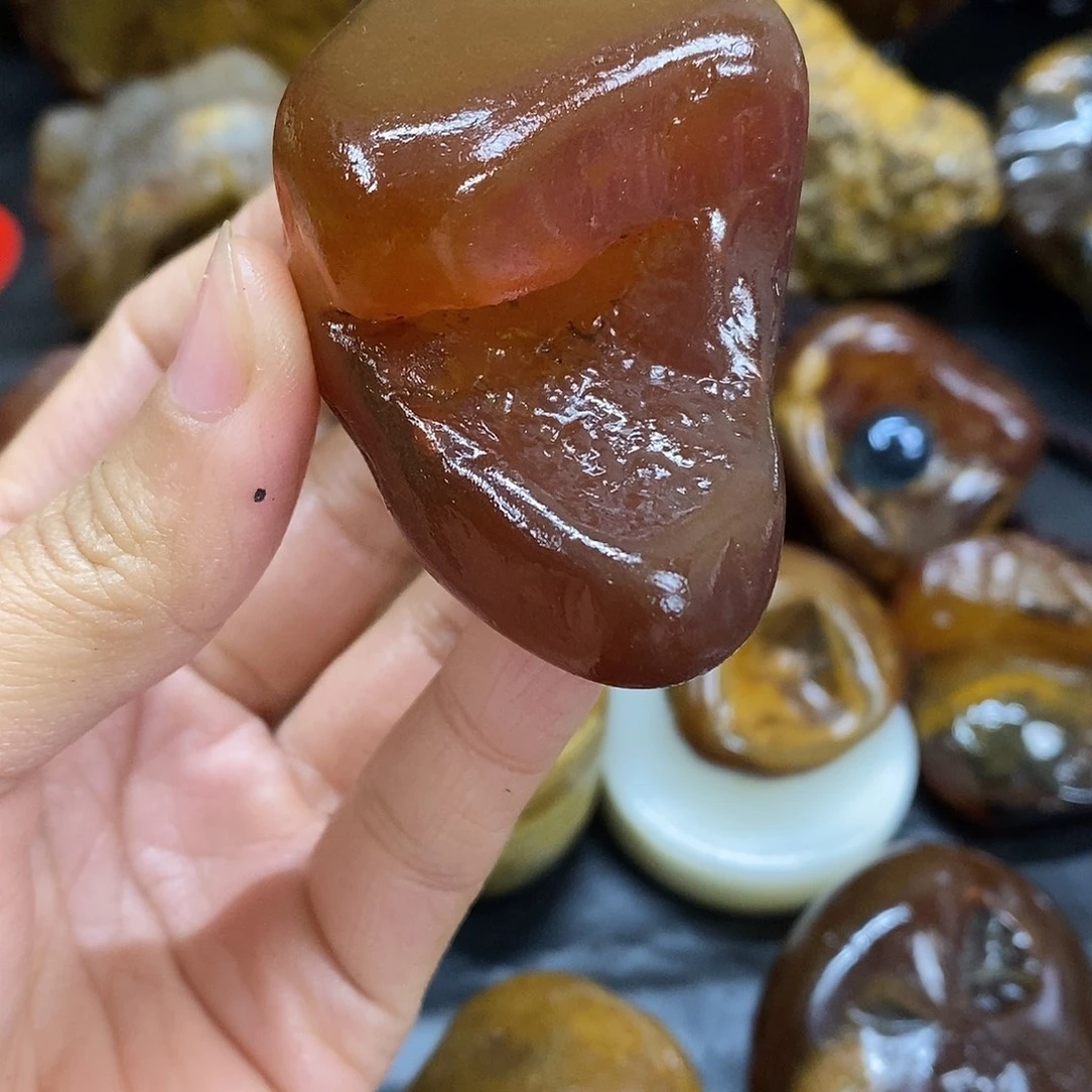 玛瑙/玉髓未镶嵌手把件