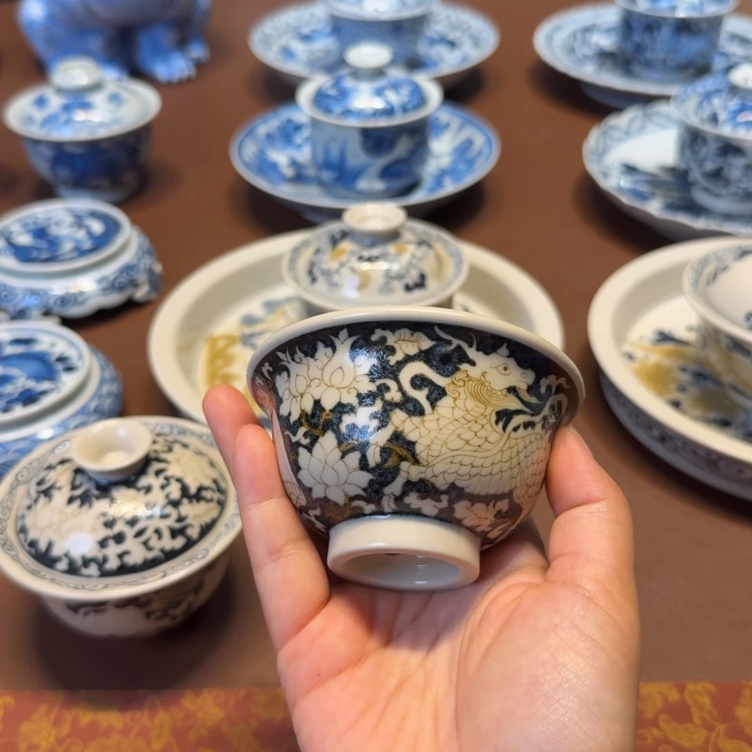 二号釉里金主人杯