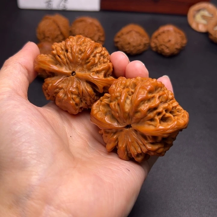 文玩核桃吊坠秦*官帽不退货有瑕疵