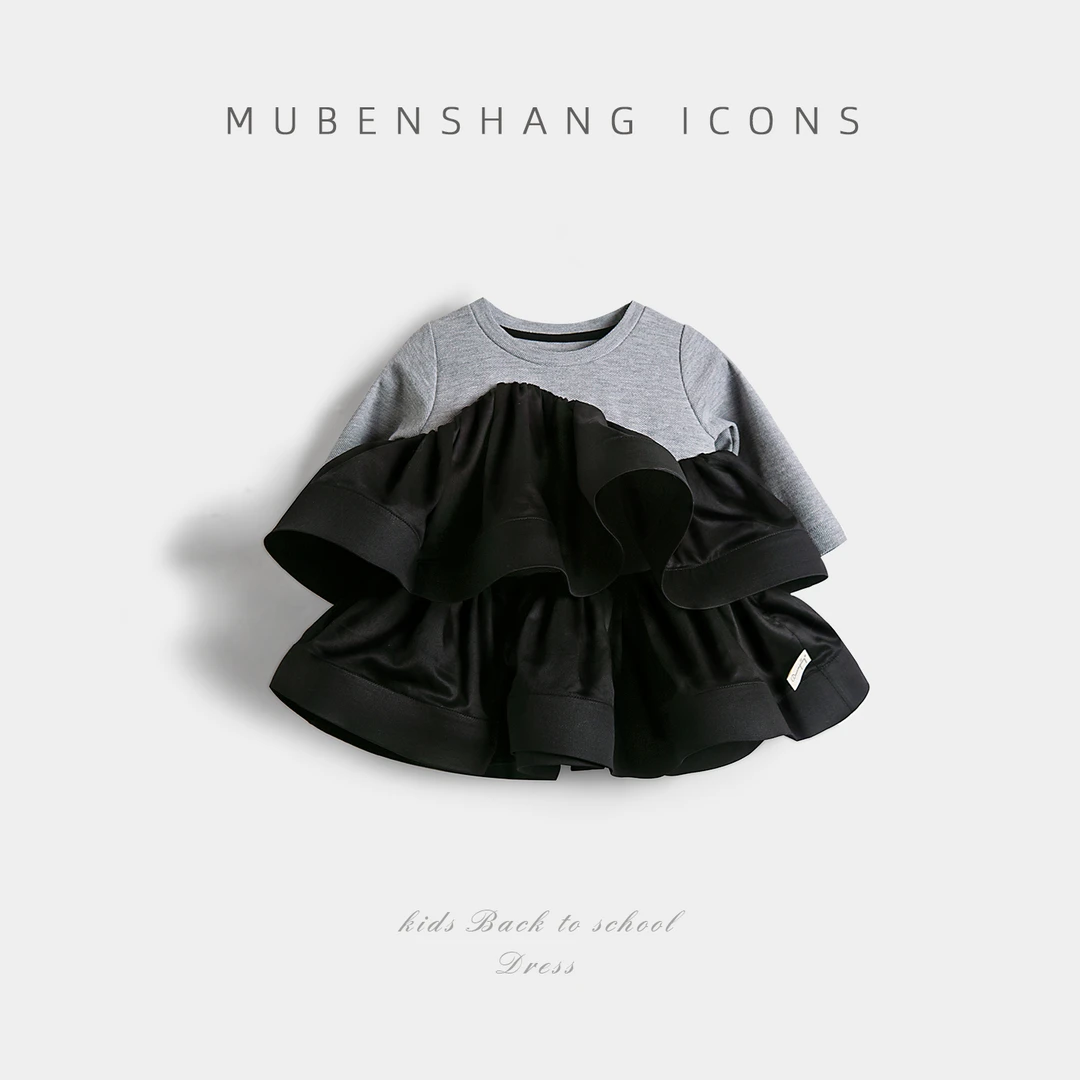 DJ女童秋装儿童连衣裙秋季上新长袖休闲百搭女宝宝