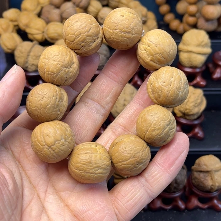 核桃铁核桃蛇皮球手串
