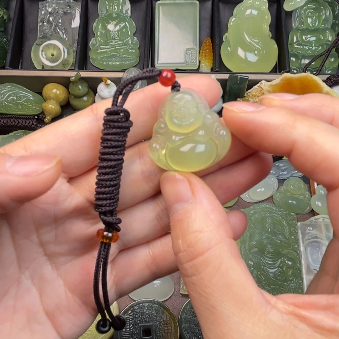 蛇纹石玉未镶嵌吊坠(不含链)