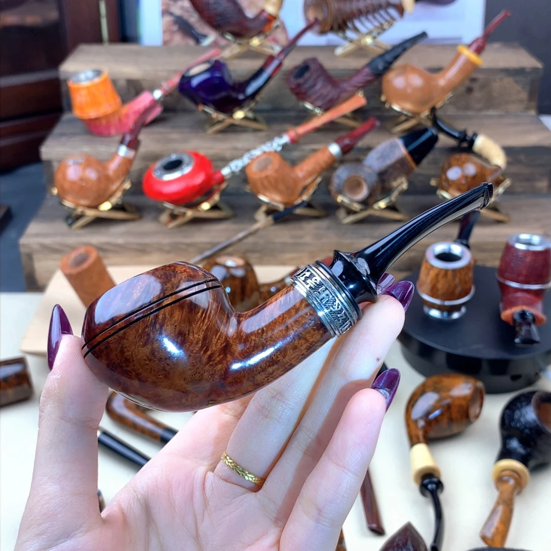 布****荷高品质石楠木烟斗