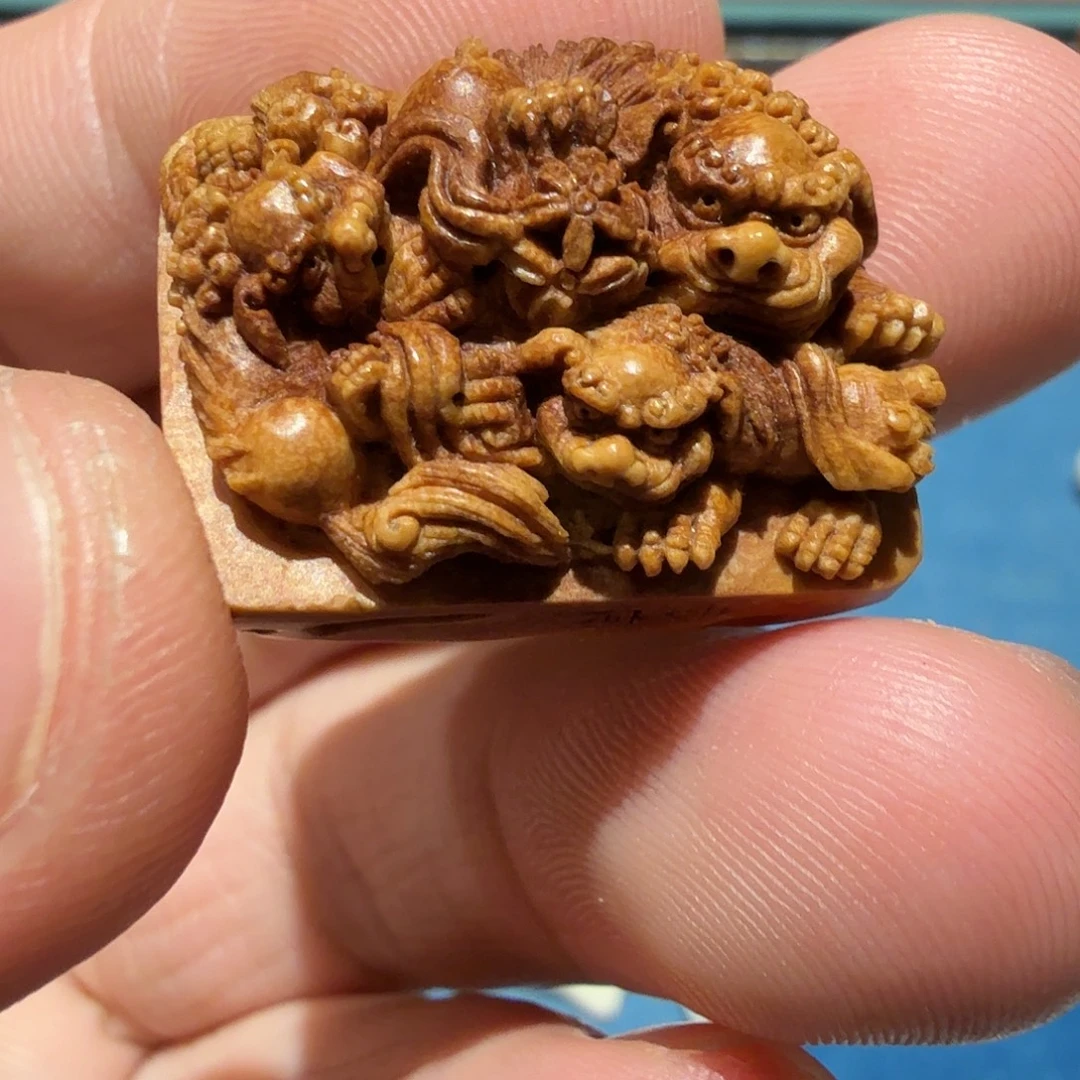 北***幕手串/手链橄榄核核雕单籽
