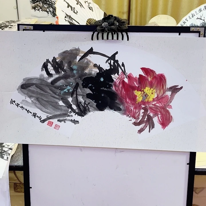 国画张圣敏先生纯手绘作品