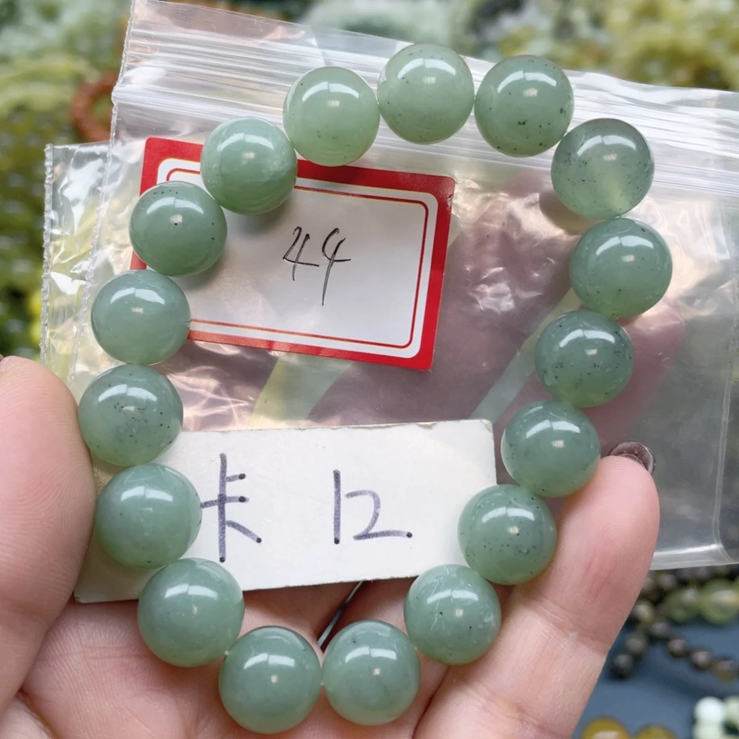 未镶嵌蛇纹石玉手串